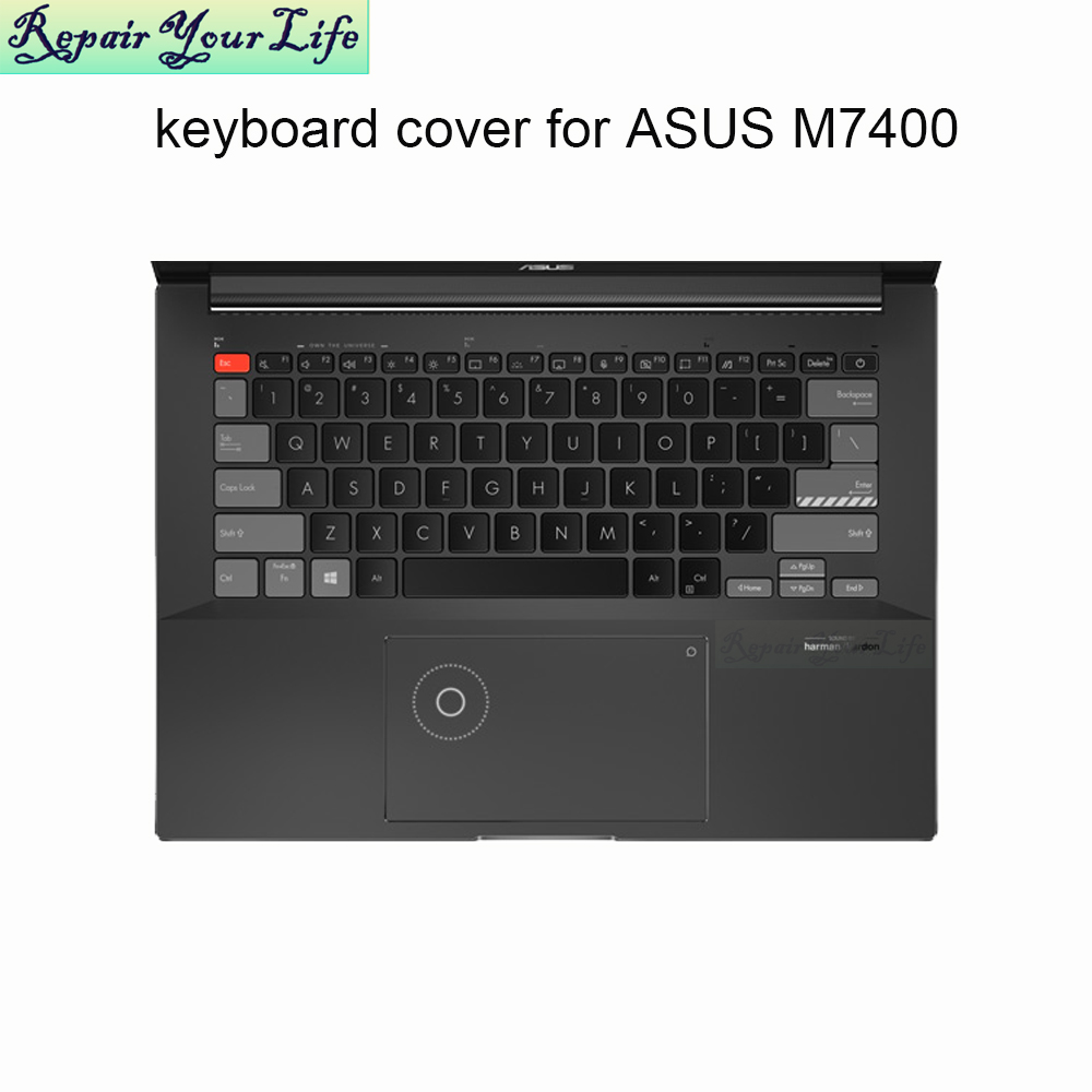 Laptop Accessories For Asus Vivobook - M7400 Laptop Toetsenbord Cover Clear Tpu