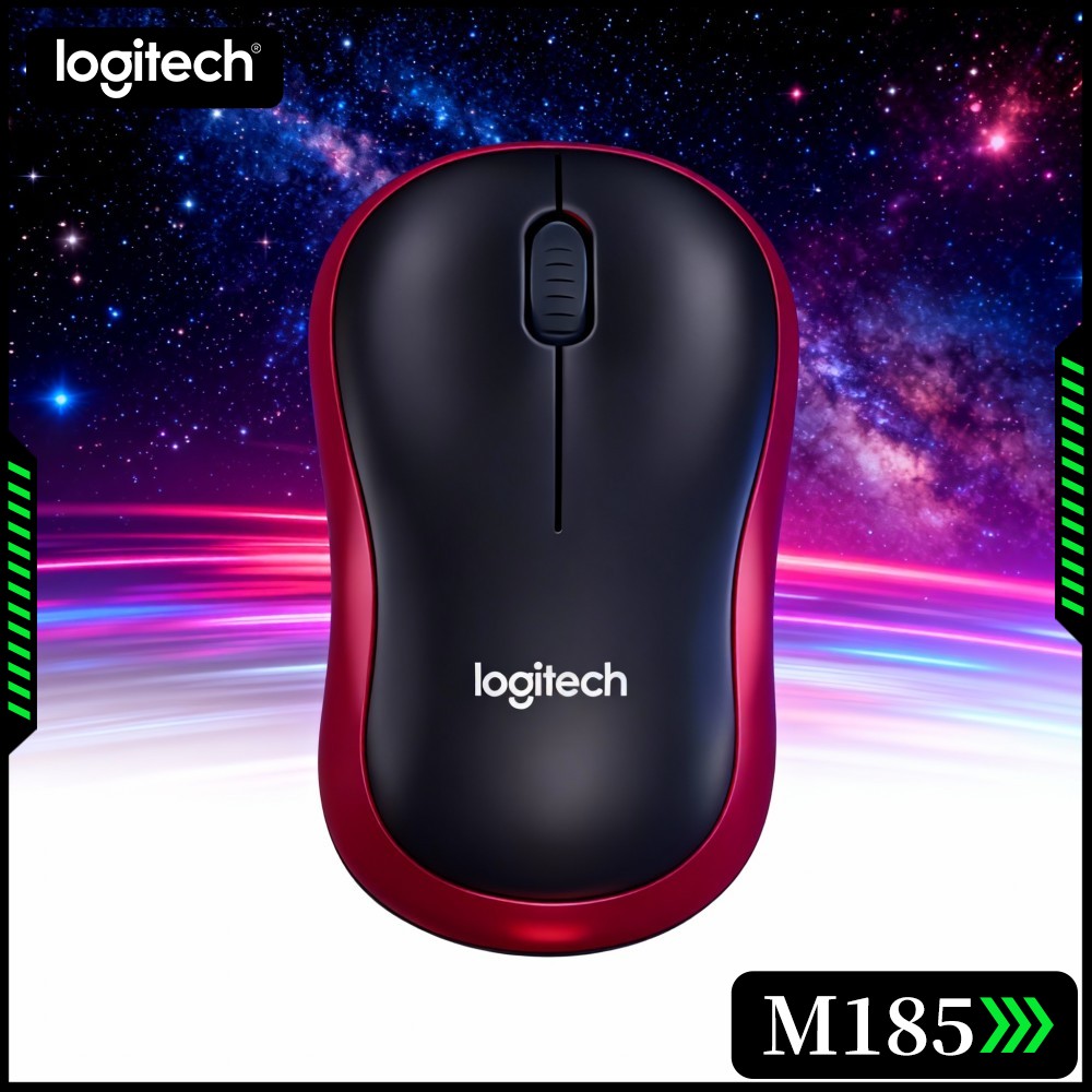 Laptop Accessories Officeworks - Logitech M185 Draadloze Muis Handig Kantooraccessoire