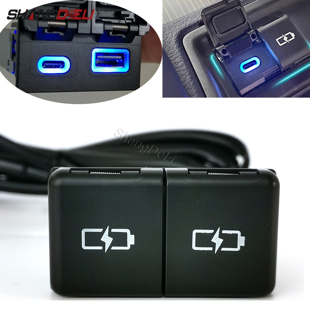 Usb C Power Adapter - 36W Auto Dual USB Type-C PD