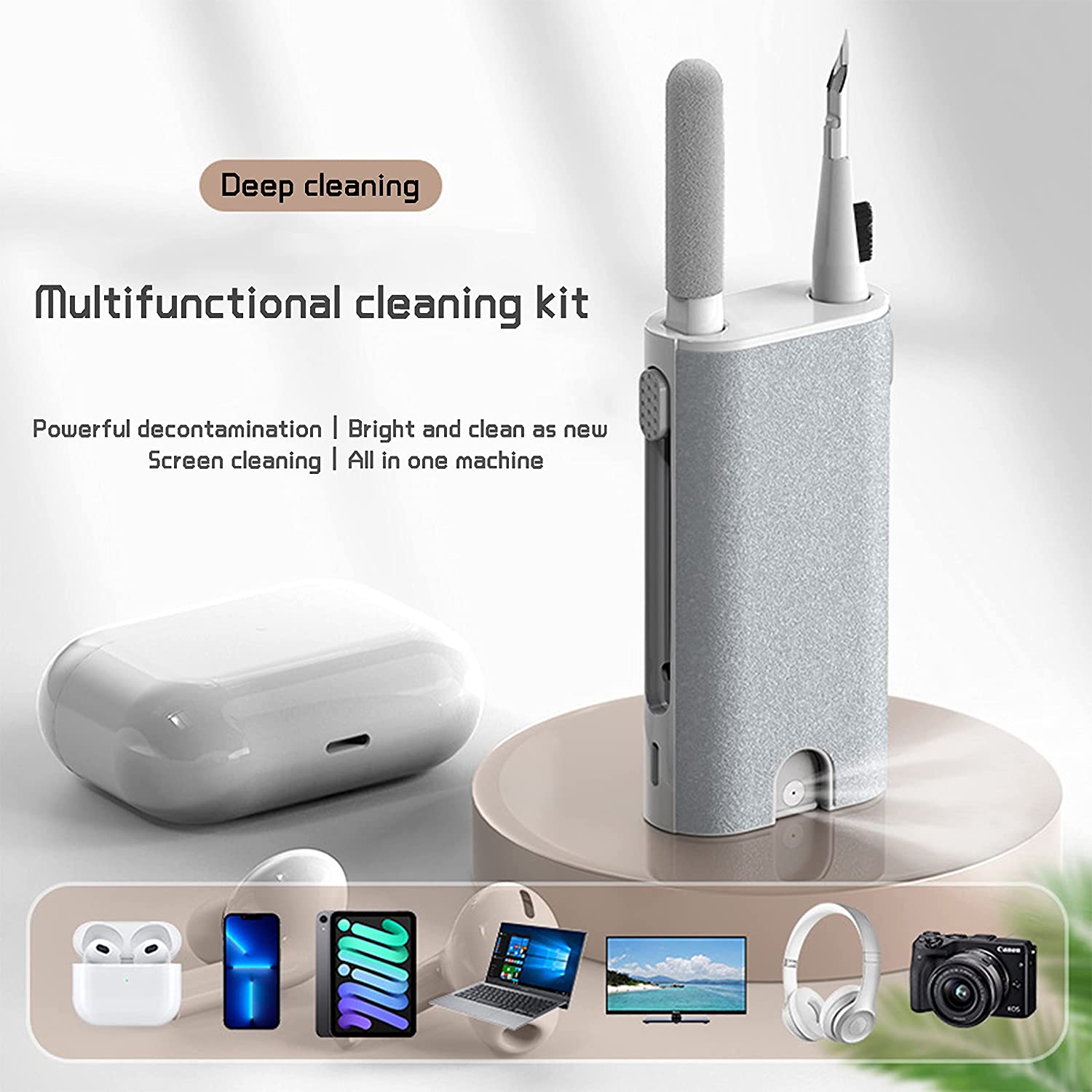 Screen Cleaning Kit - 5-in-1 oortelefoonreiniger Borstelset Camera Telefoon Tablet