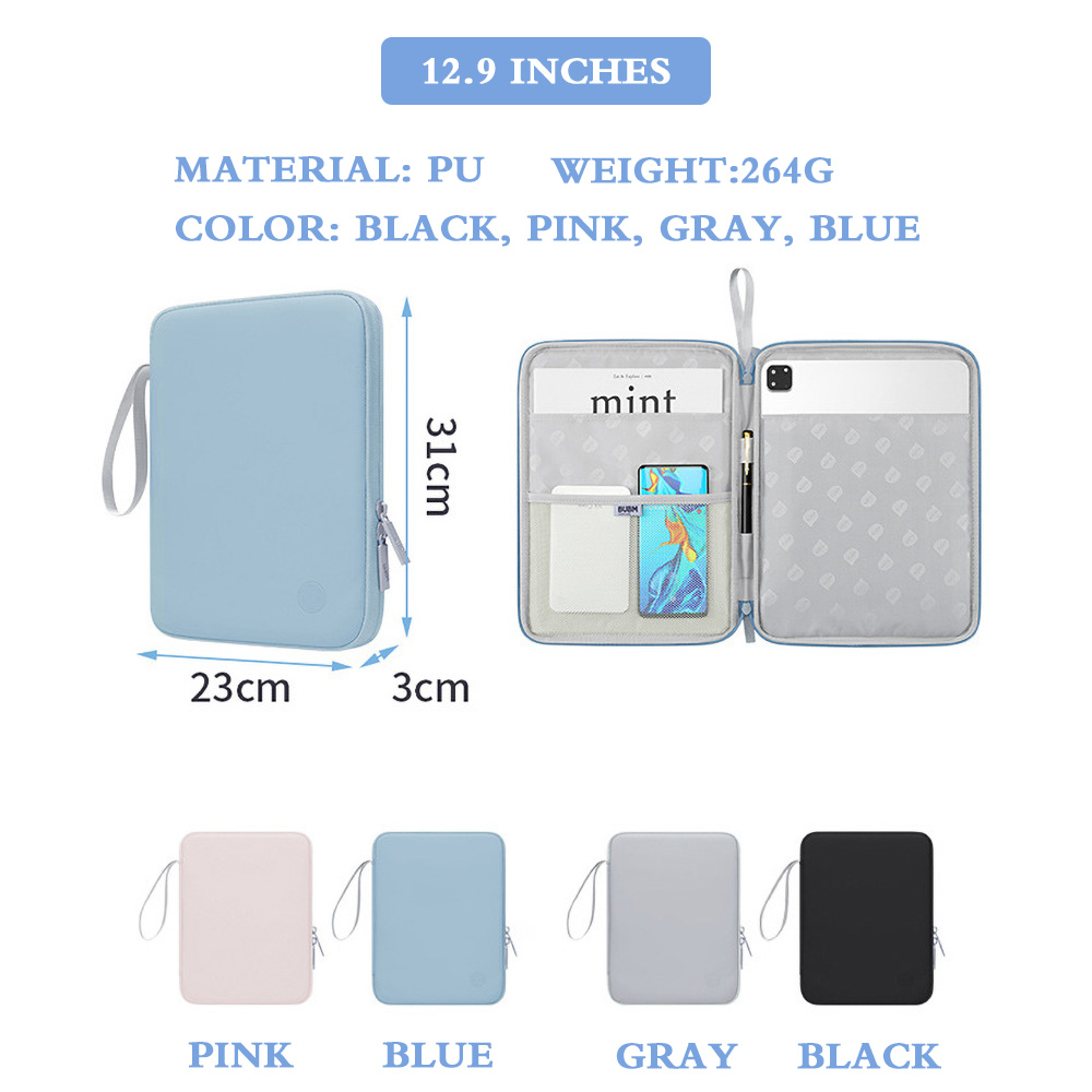 Laptop Accessories Sleeve - Multifunctionele waterdichte stoffen hoes voor iPad