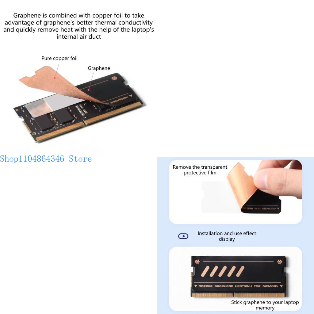 Laptop Accessories Cooling Pad - 5asd koperen koellichaam voor laptop notebook