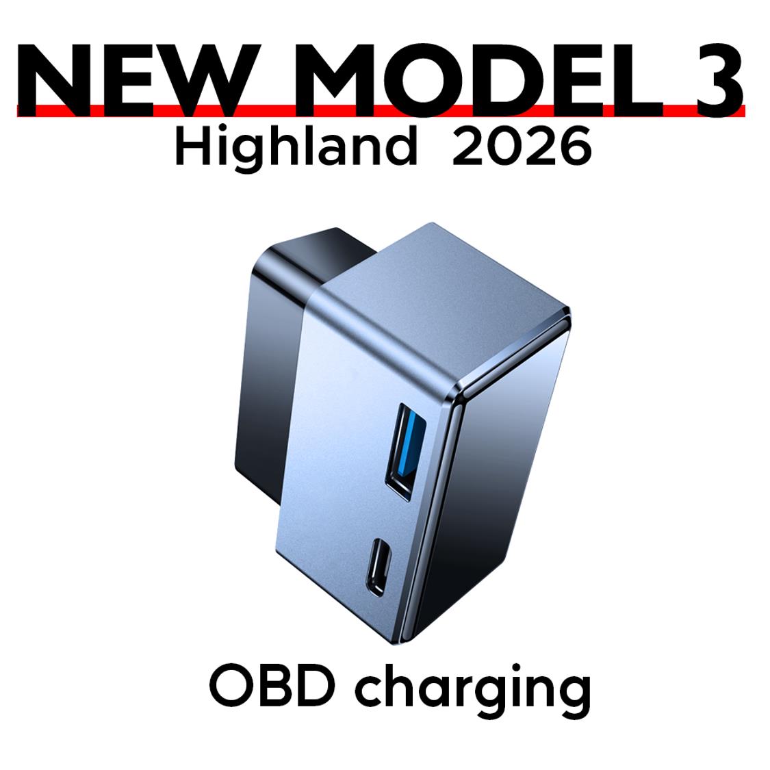 Usb C Power Adapter - Aluminium OBD Snellaadadapter USB Type-C PD-poort