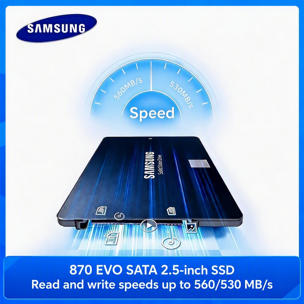 Samsung Ssd Evo 870 - SAMSUNG SSD 870 EVO Interne Solid