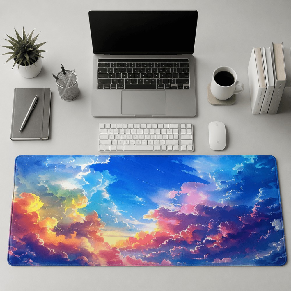 Kleurrijke print met zonsonder - Laptop Accessories Officeworks recensie en prijs