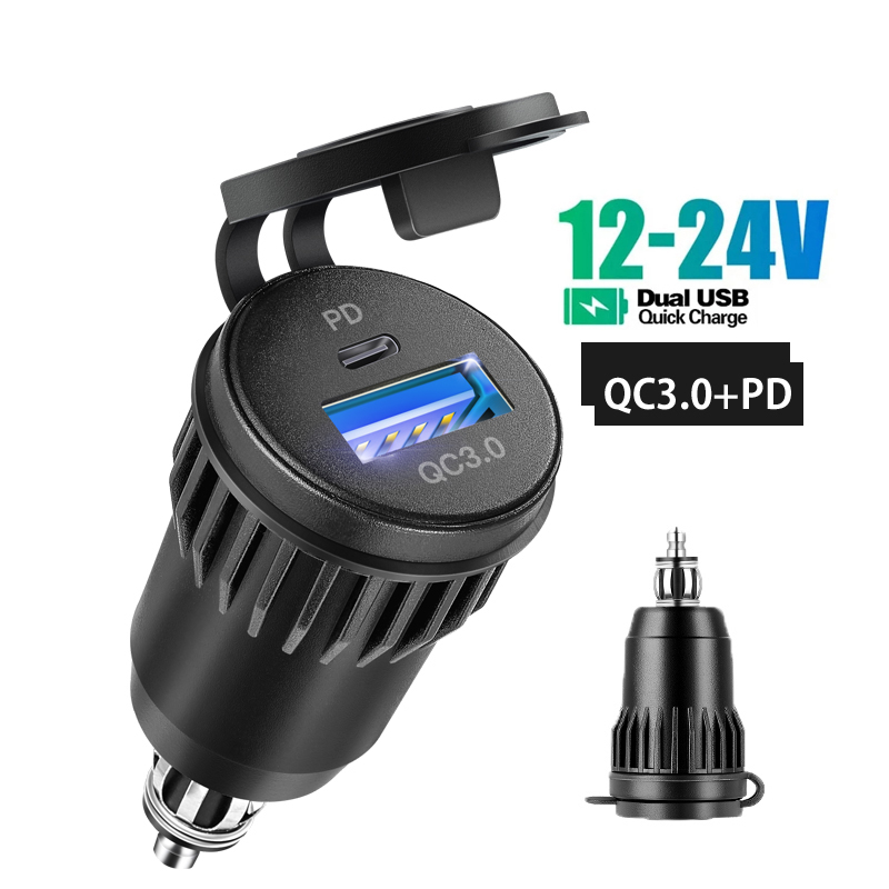 Motorfiets QC3.0 USB Type C PD - Usb C Power Adapter recensie en prijs