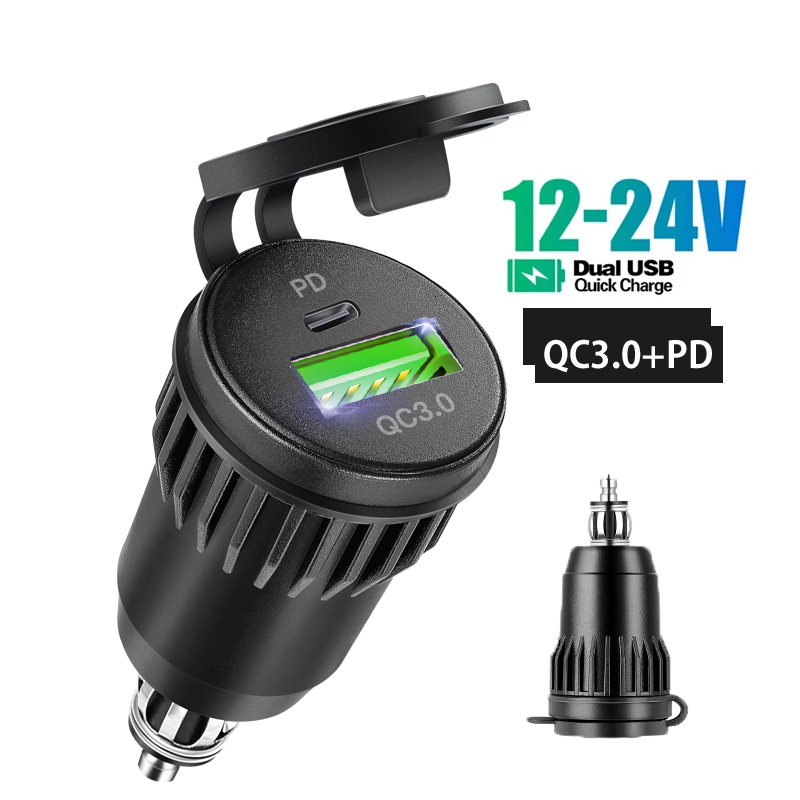 Motorfiets QC3.0 USB Type C PD - Usb C Power Adapter recensie en prijs