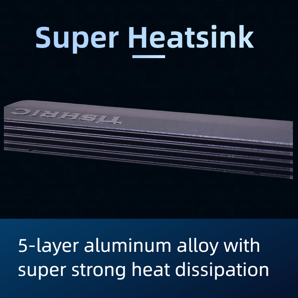 TISHRIC M.2 SSD Heatsink 2280  - Laptop Accessories Cooling Pad recensie en prijs