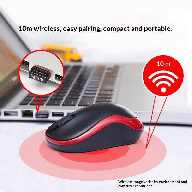 Logitech M185 Draadloze Muis H - Laptop Accessories Officeworks recensie en prijs
