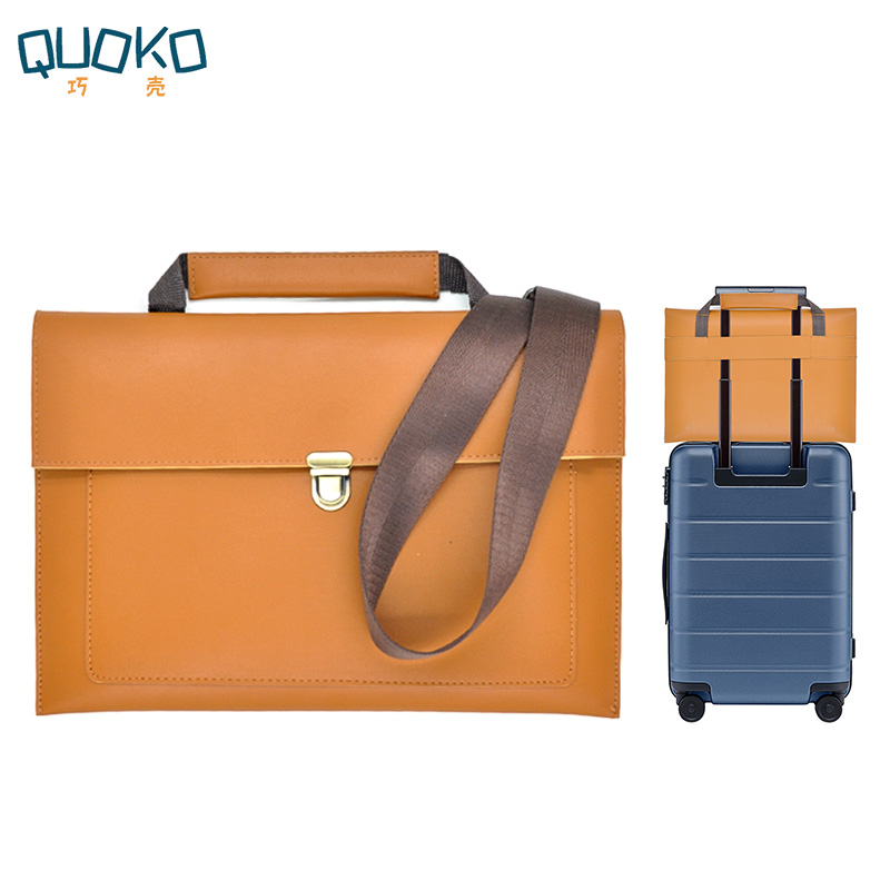 Pu Leer Vrouwen Laptop Tas Not - Laptop Accessories Organizer Bag recensie en prijs