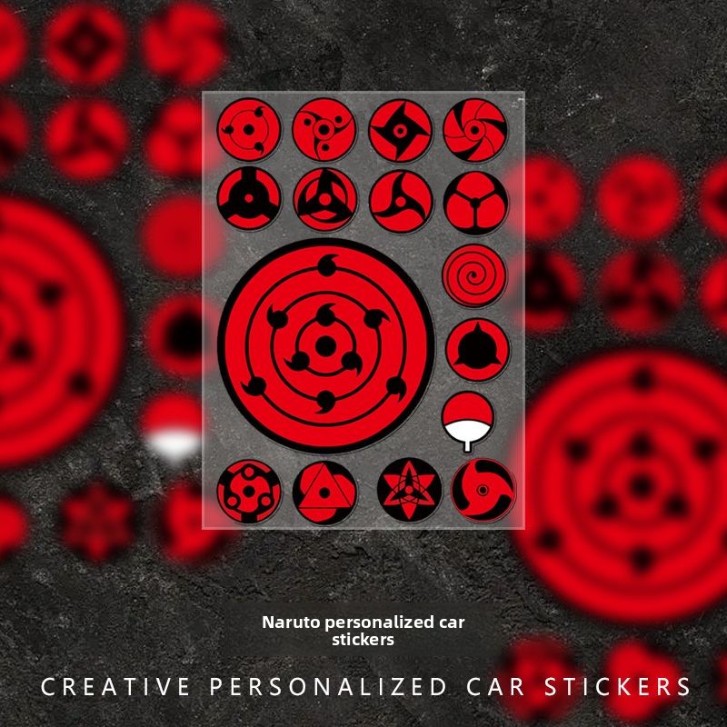 Sharingan Eye Die-cut Sticker  - Laptop Accessories Price recensie en prijs