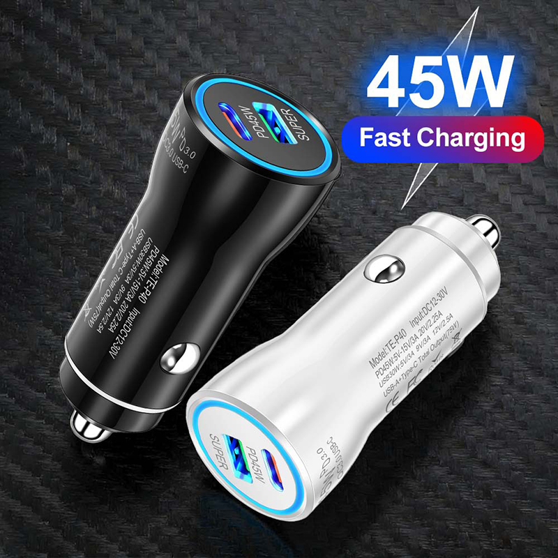 Snelle oplader 45W autolader d - Usb C Power Adapter recensie en prijs