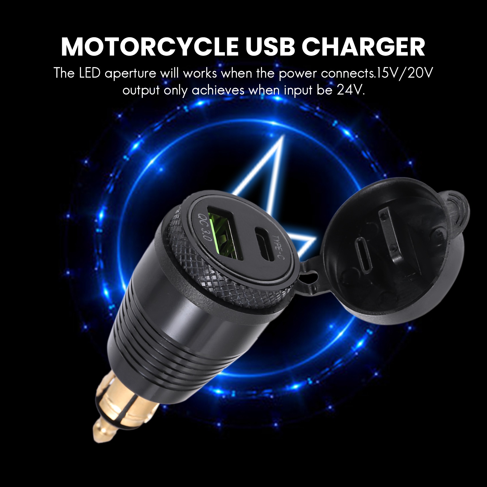 M93K-motorfiets DIN-stekker wa - Usb C Power Adapter recensie en prijs