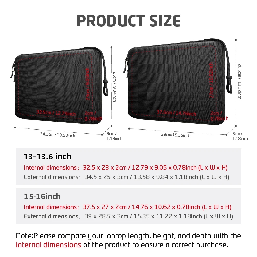 13 13.6 15 16 Laptop Sleeve Ca - Laptop Accessories Sleeve recensie en prijs