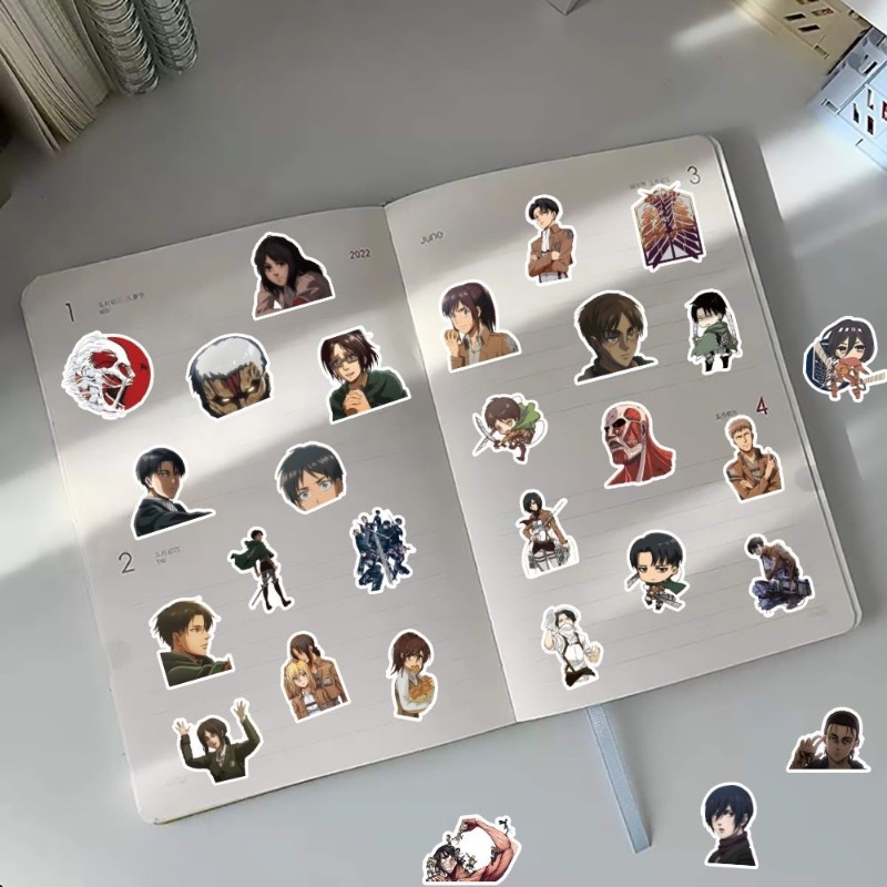 60 stuks Attack on Titan Anime - Accessories Laptop recensie en prijs