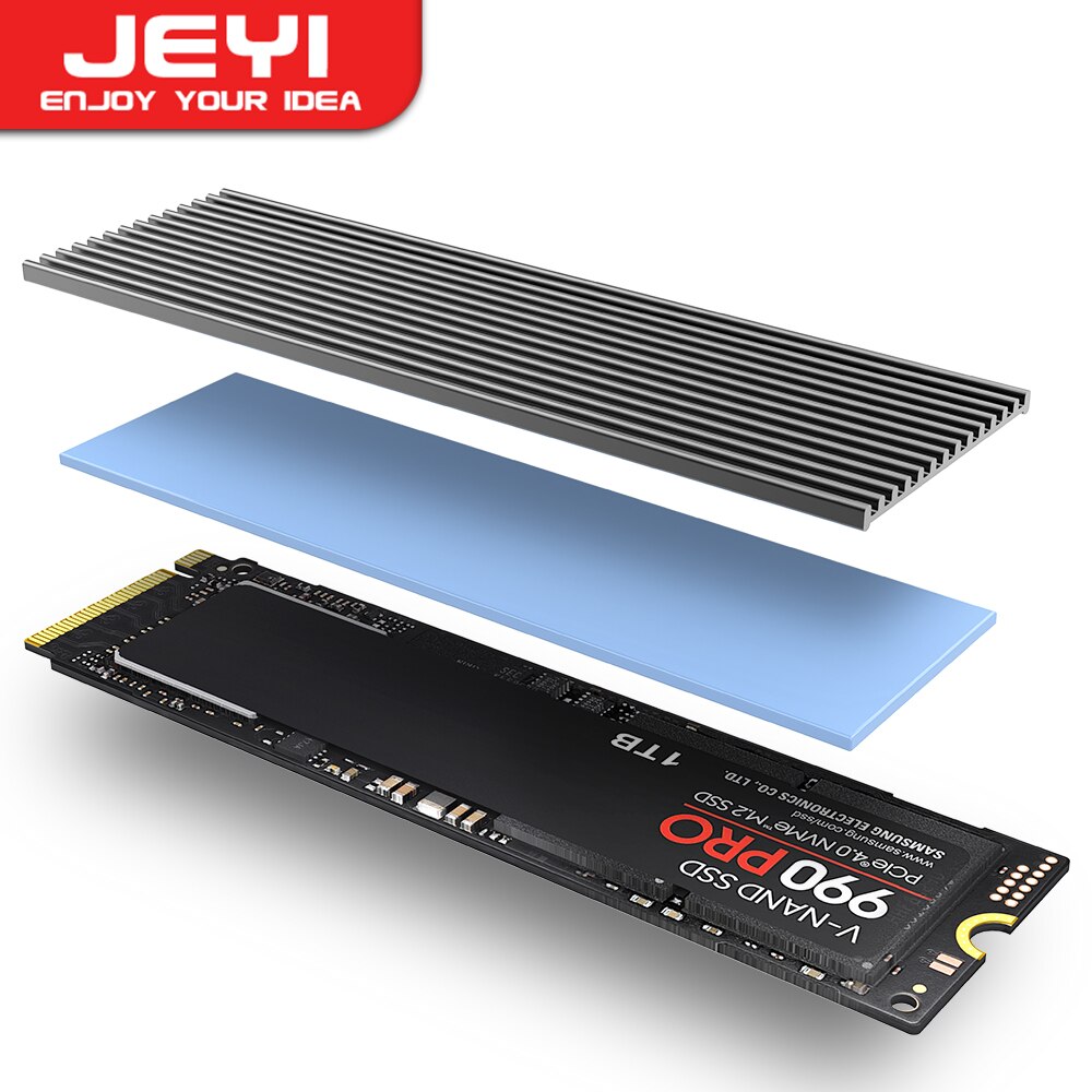 JEYI M.2 SSD-koellichaam, alum - Laptop Accessories Cooling Pad recensie en prijs
