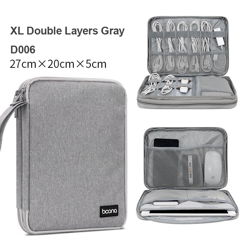 Draagbare opbergtas voor USB-k - Laptop Accessories Organizer Bag recensie en prijs