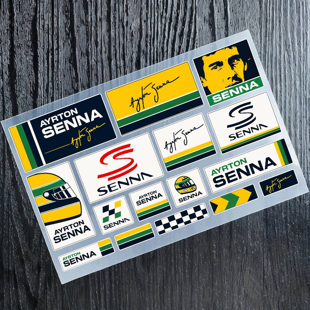 A-Ayrton S-Senna Stickers Auto - Laptop Accessories Price recensie en prijs