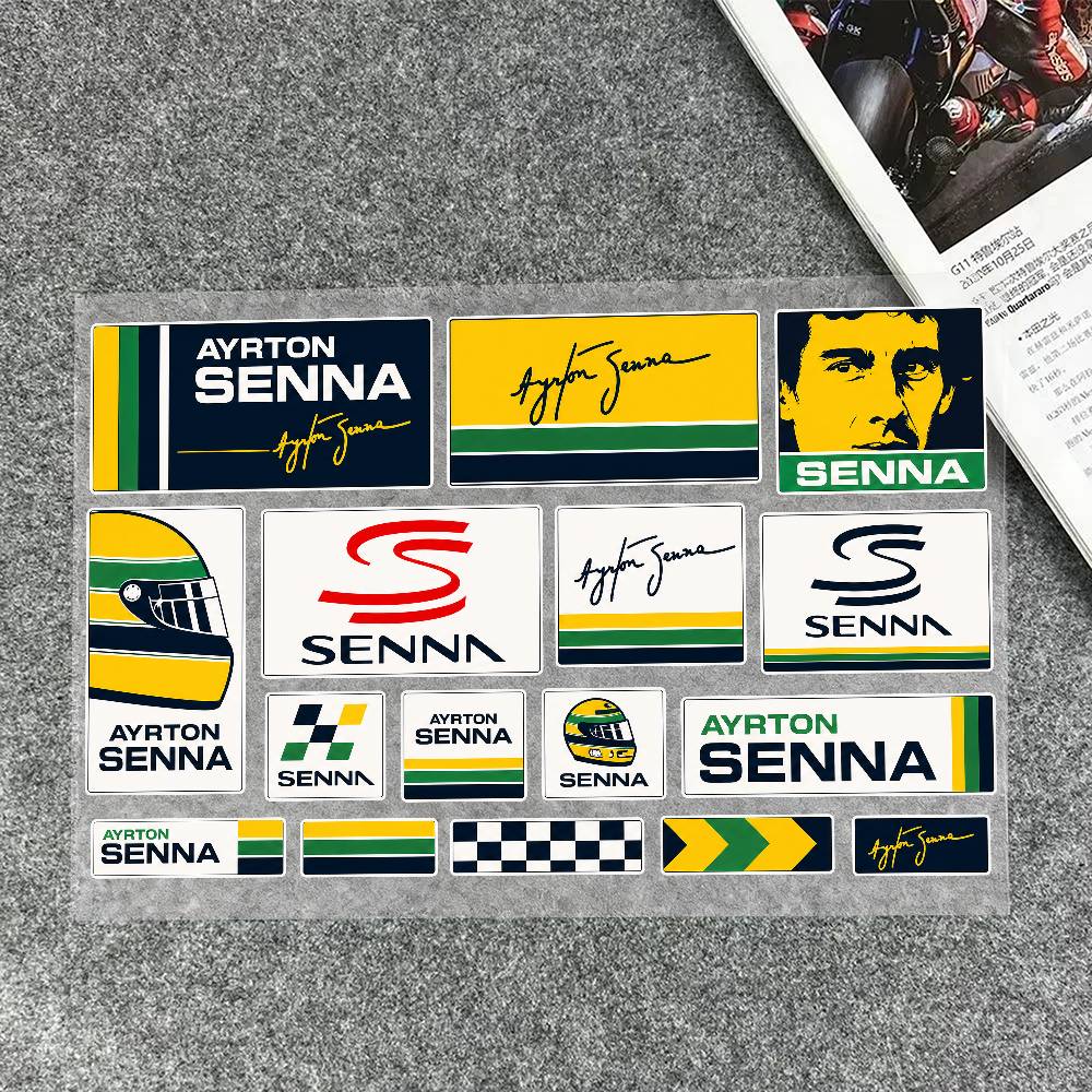 A-Ayrton S-Senna Stickers Auto - Laptop Accessories Price recensie en prijs